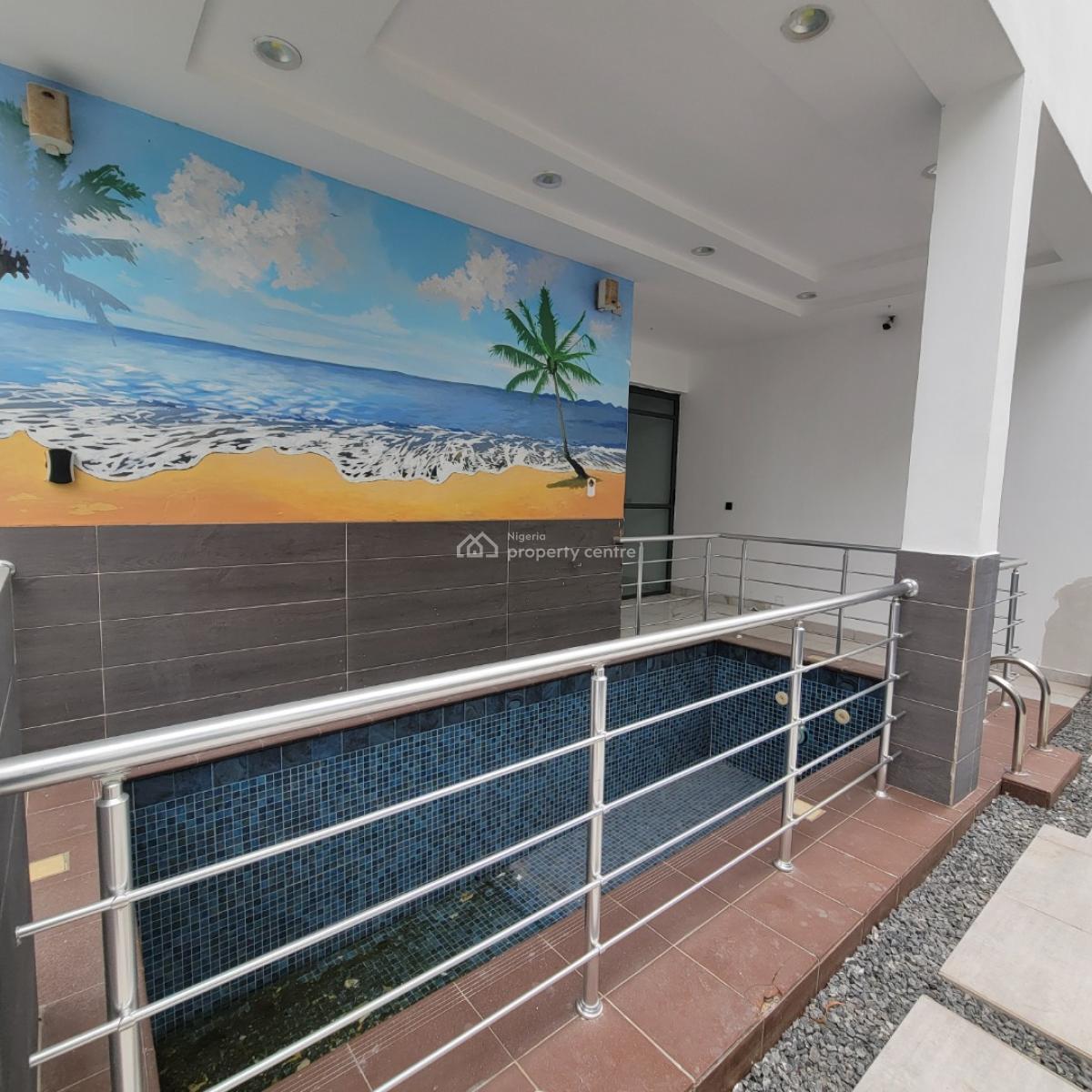 Magnificent 5bedroom Semi Detached Duplex with a Pool and a Bq, Ikate, Lekki, Lagos, Semi-detached Duplex for Sale