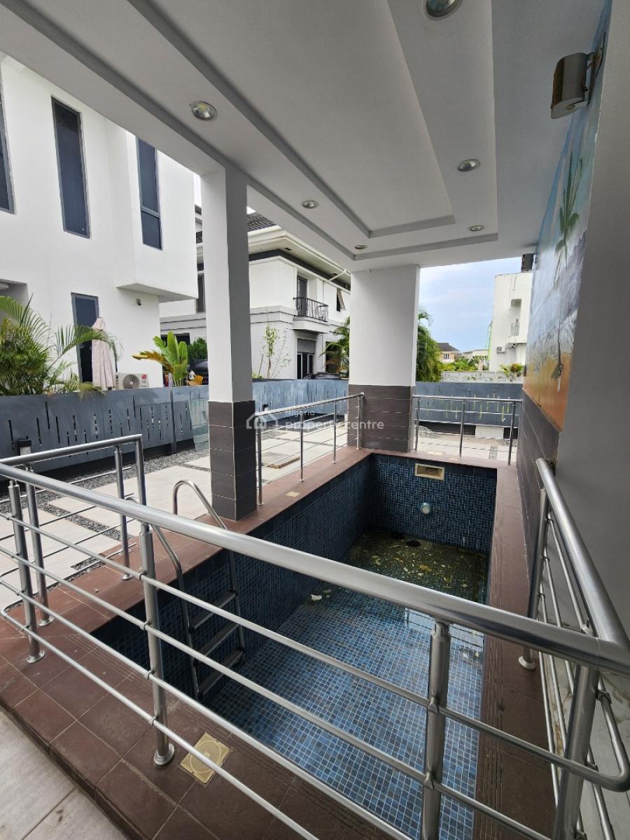 Luxury 5 Bedroom Semi Detached Duplex + Bq, Pool, Cinema, Open Terrace, Cowrie Creek, Ikate, Lekki, Lagos, Semi-detached Duplex for Sale