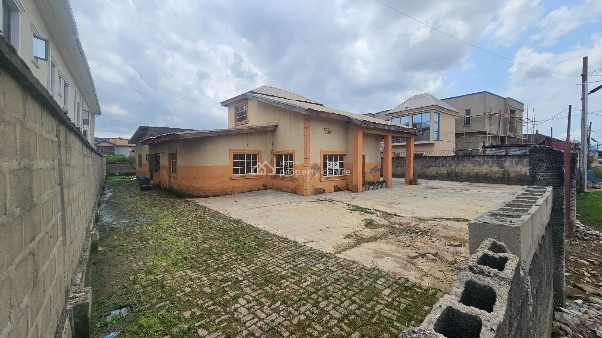 Tenement Bungalow with Regular Shaped Land Measuring 650sqm Land, Peace Estate, Soluyi, Gbagada, Lagos, Residential Land for Sale