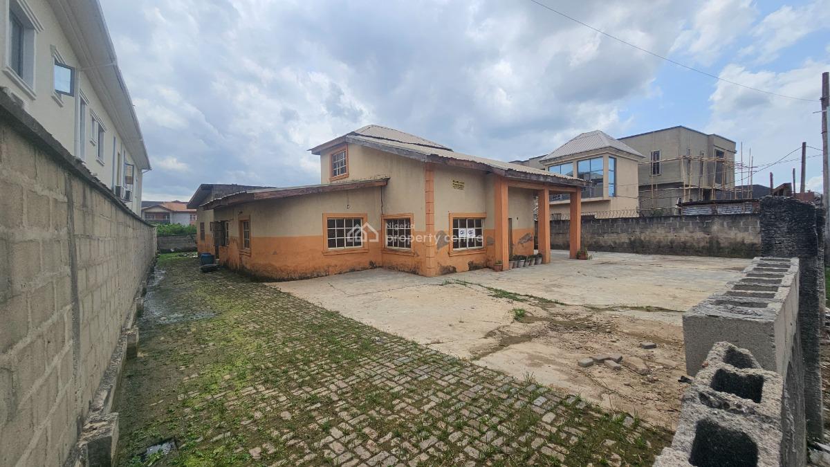 Tenement Bungalow with Regular Shaped Land Measuring 650sqm Land, Peace Estate, Soluyi, Gbagada, Lagos, Residential Land for Sale