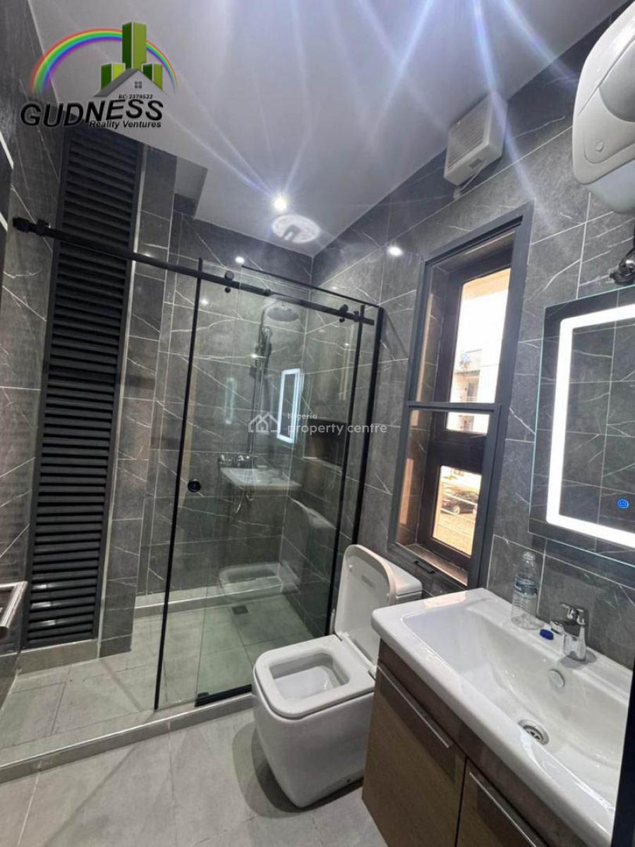Modern 4 Bedroom Terrace All En-suite with Bq, Osapa, Lekki, Lagos, Flat / Apartment for Rent