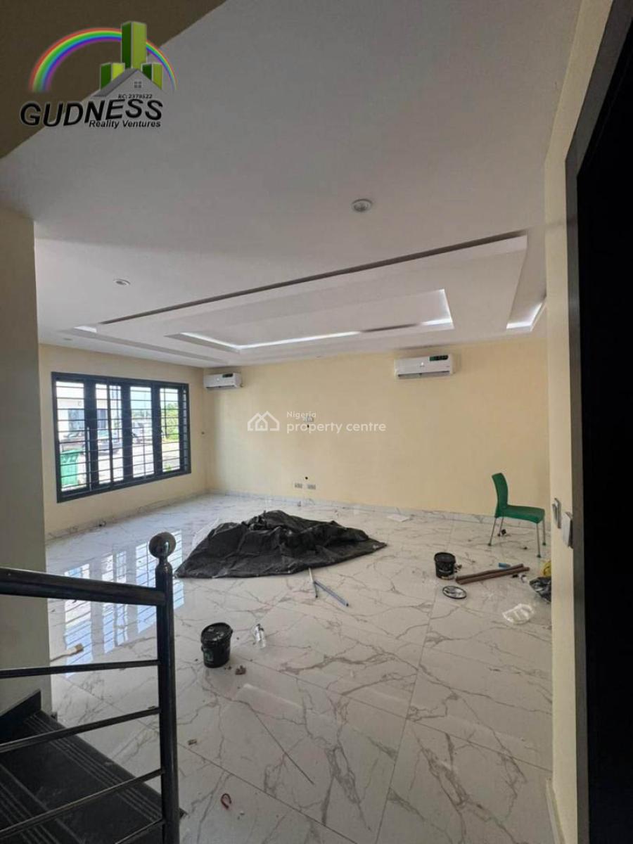 Modern 4 Bedroom Terrace All En-suite with Bq, Osapa, Lekki, Lagos, Flat / Apartment for Rent