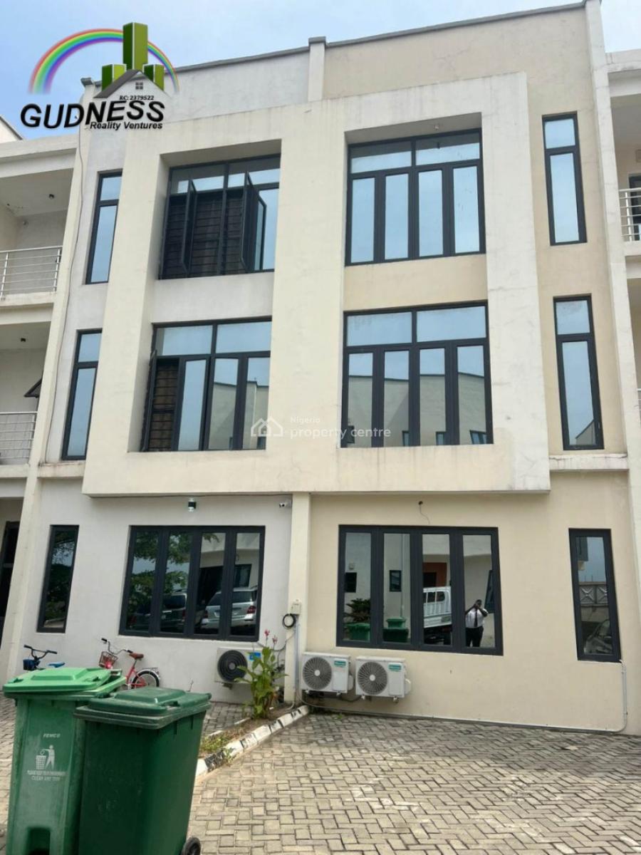 Modern 4 Bedroom Terrace All En-suite with Bq, Osapa, Lekki, Lagos, Flat / Apartment for Rent