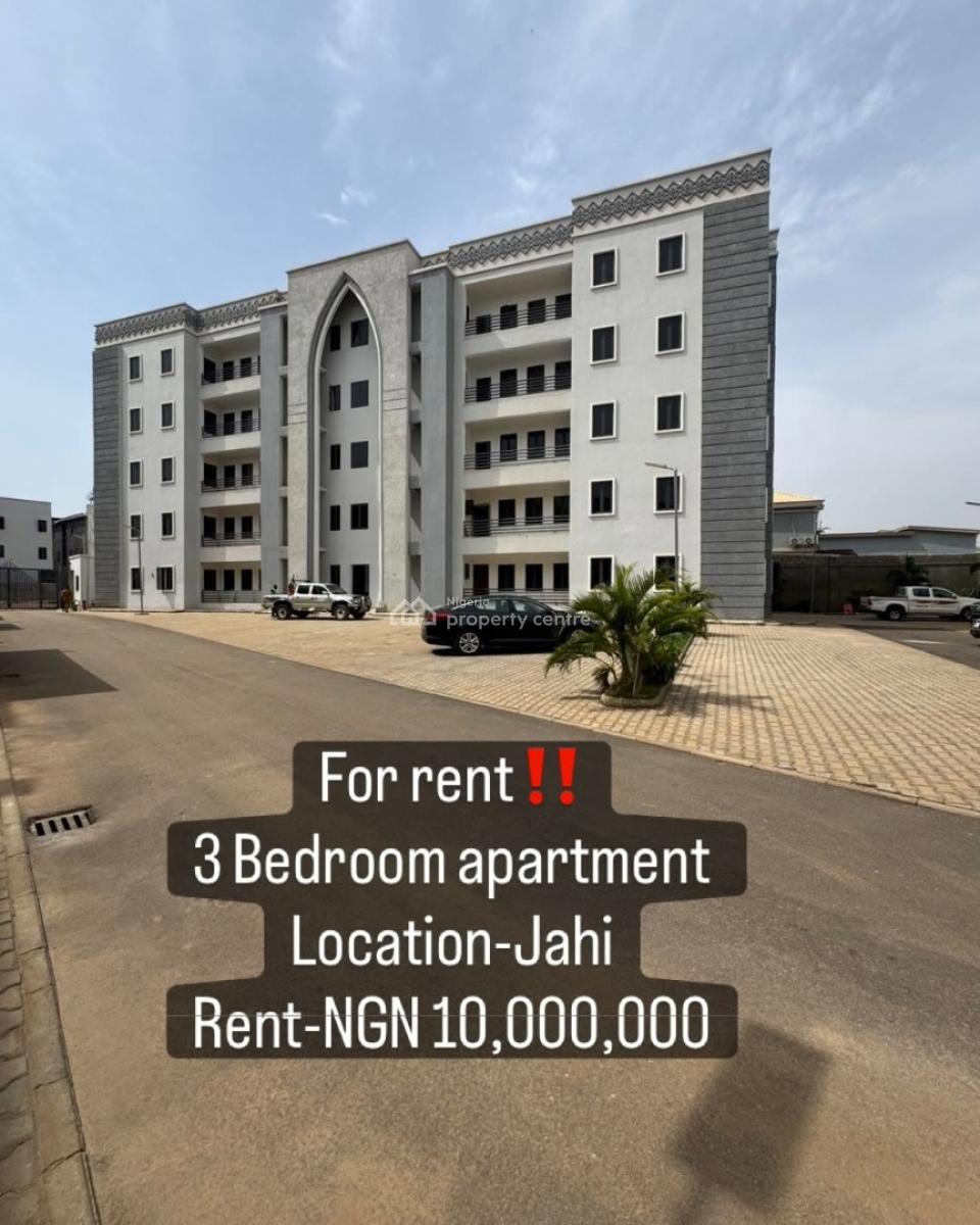3 Bedroom Apartment, Jahi, Abuja, Flat / Apartment for Rent