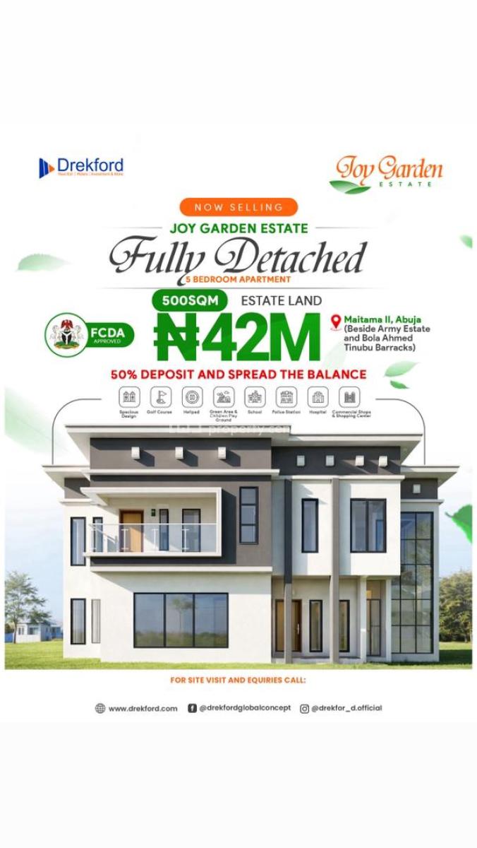 Estate Plots Available 160sqm, By Tinubu Barracks, Maitama 2, Maitama District, Abuja, Residential Land for Sale