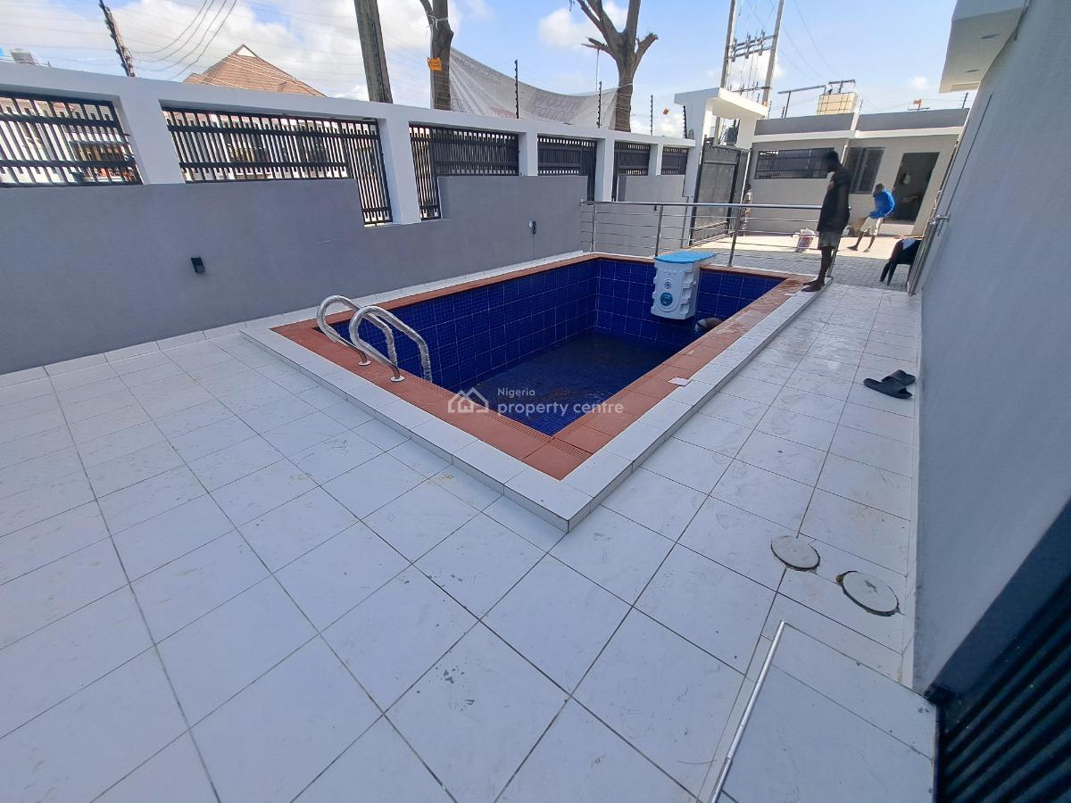 Luxury & Serviced 3 Bedroom Maisonette with Bq & Swimming Pool, Lekki Phase 1, Lekki, Lagos, Flat / Apartment for Rent
