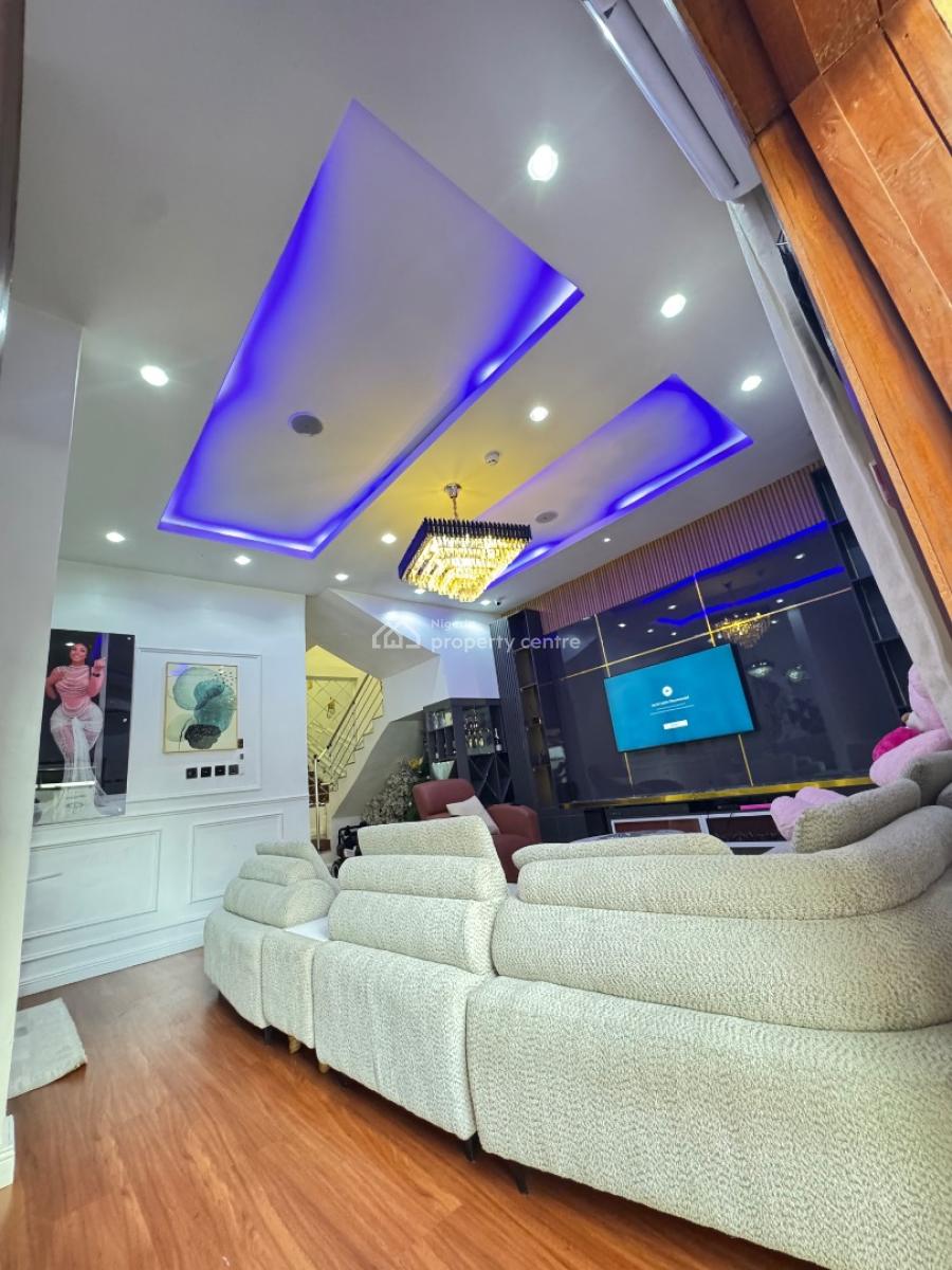 Nice Fully Furnished with Bq The House Is Mad We Can Sell Unfurnish, Orchid Road Lekki Before Road About Royal Phine Estate, Lekki, Lagos, Semi-detached Duplex for Sale