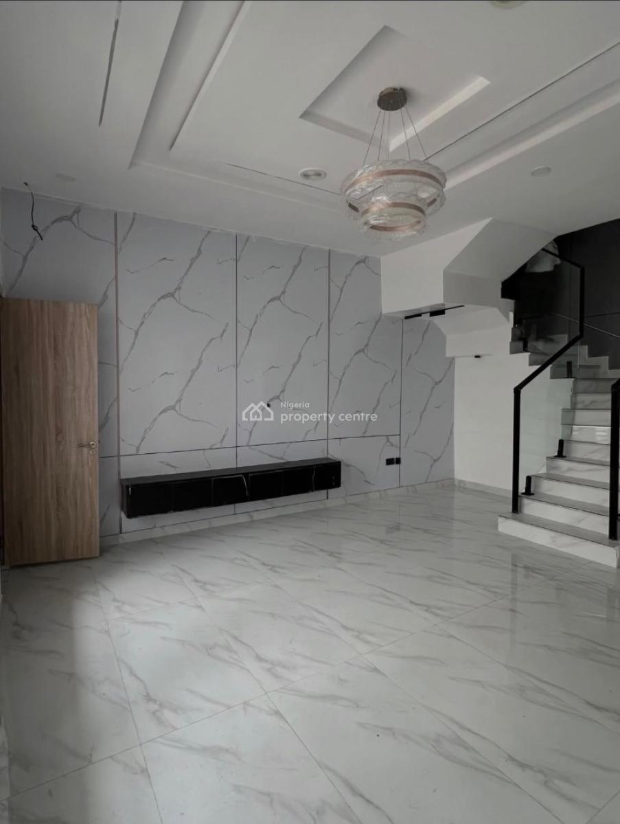 Beautiful 4 Bedroom Semi Detached Duplex + Bq, Off Lekki Conversation Center, Lekki, Lagos, Terraced Duplex for Rent