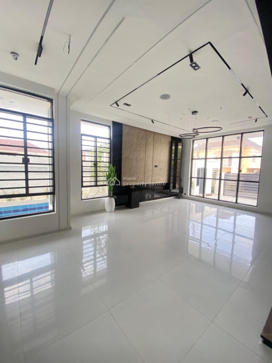 Brand New 5 Bedroom Luxurious Fully Detached Smart Home with Bq & Pool, Sangotedo, Ajah, Lagos, Detached Duplex for Sale