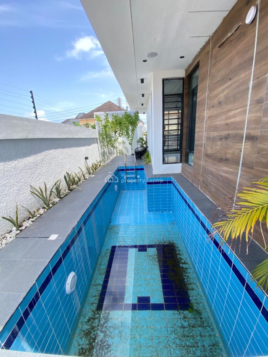 Brand New 5 Bedroom Luxurious Fully Detached Smart Home with Bq & Pool, Sangotedo, Ajah, Lagos, Detached Duplex for Sale