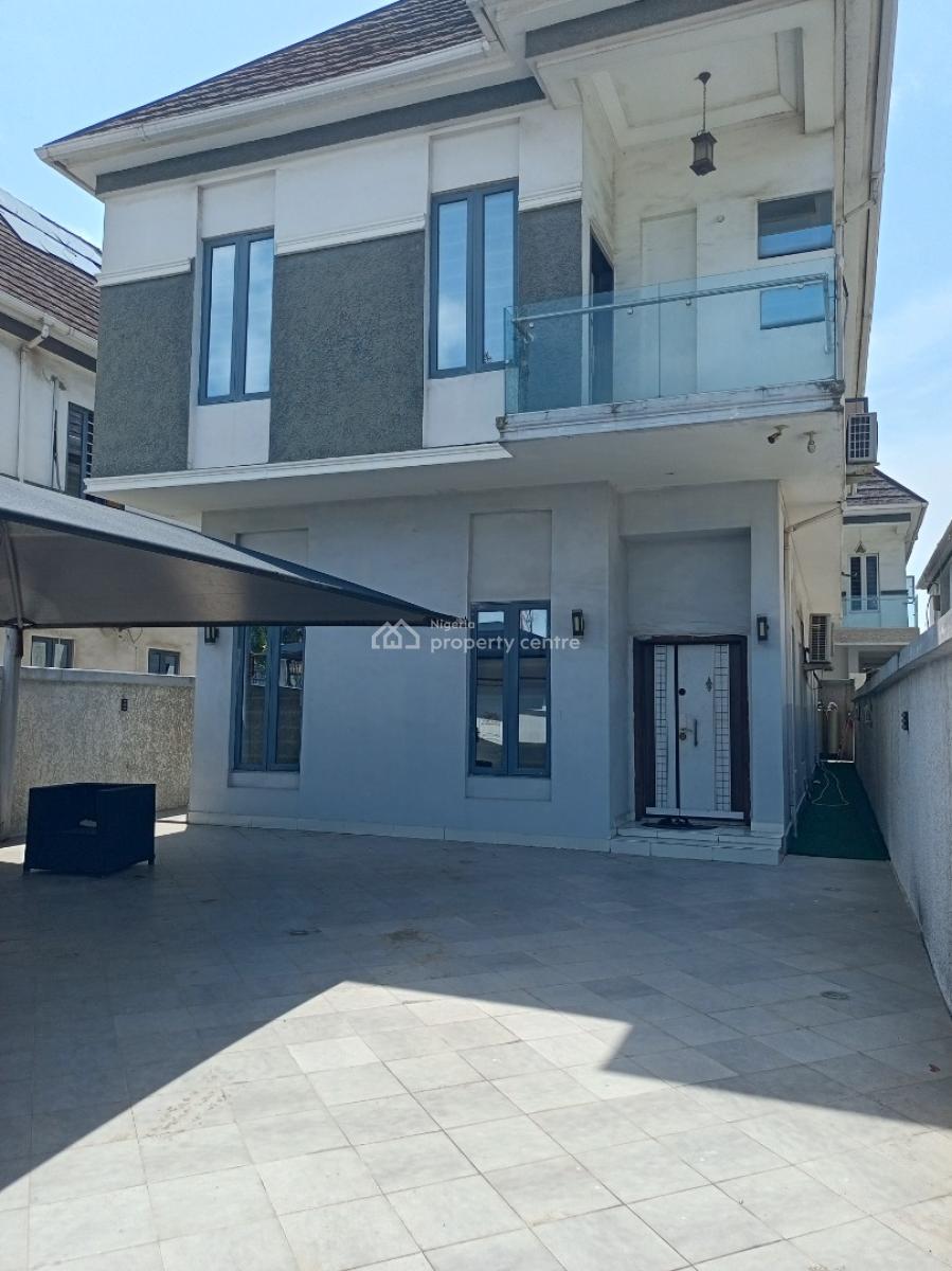 Beautiful 5bedroom Detached with Bq N Gate House Access Coded Estate, Chevron Drive, Lekki, Lagos, Detached Duplex for Rent