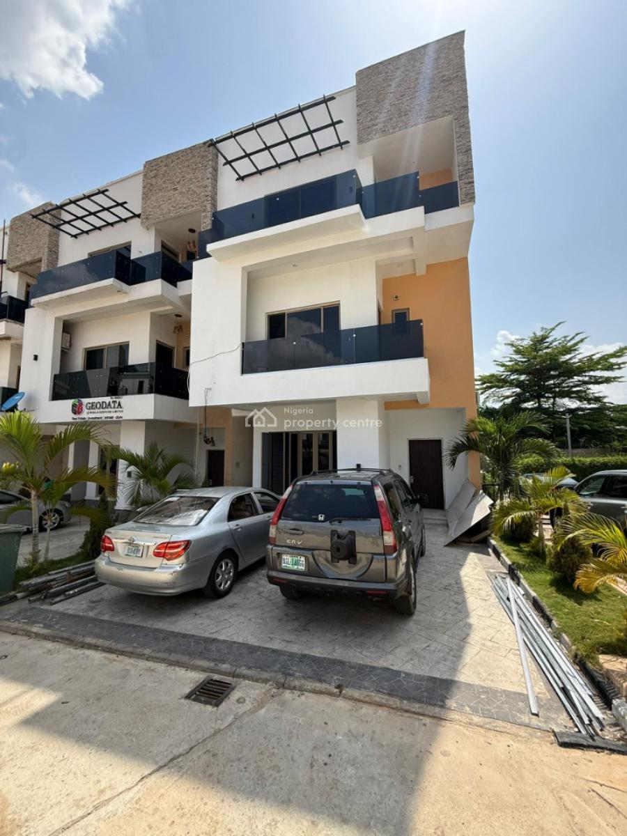 5bedroom Terrace Duplex with Bq, in a Beautiful Estate at Jabi, Jabi, Abuja, Terraced Duplex for Rent