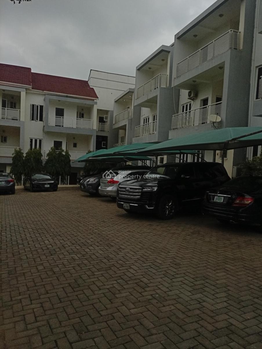 Spacious and Clean 4 Bedroom Terraced Duplex with a Bq, Guzape District, Abuja, Terraced Duplex for Rent