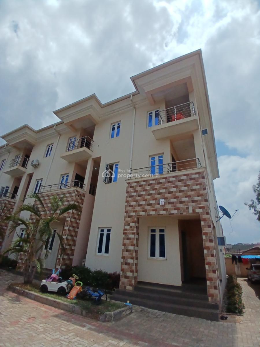 a Newly Built  4 Bedroom Terrace Duplex with 1room Bq, Guzape Abuja Diplomatic Zone, Guzape District, Abuja, Terraced Duplex for Rent