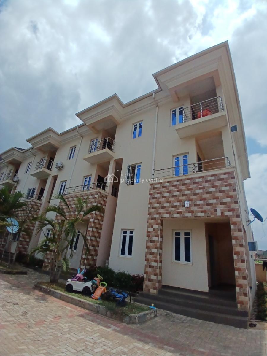 a Newly Built  4 Bedroom Terrace Duplex with 1room Bq, Guzape Abuja Diplomatic Zone, Guzape District, Abuja, Terraced Duplex for Rent