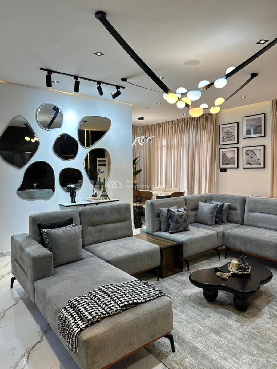 Luxury 3bedroom Pencinema, Bathub & Ps5thouse with, Balcony, En-suite Rooms, Hockey, Poo, 24/7 Power, Comfortable Stay, Ikate Elegushi, Lekki, Lagos, Flat / Apartment Short Let