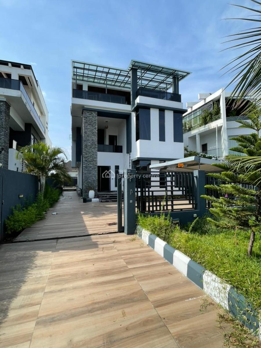 Spacious Master Facade a Fully Furnished 6bedrooms Detached Duplex, Pinnock Beach Estate, Osapa, Lekki, Lagos, Detached Duplex for Sale