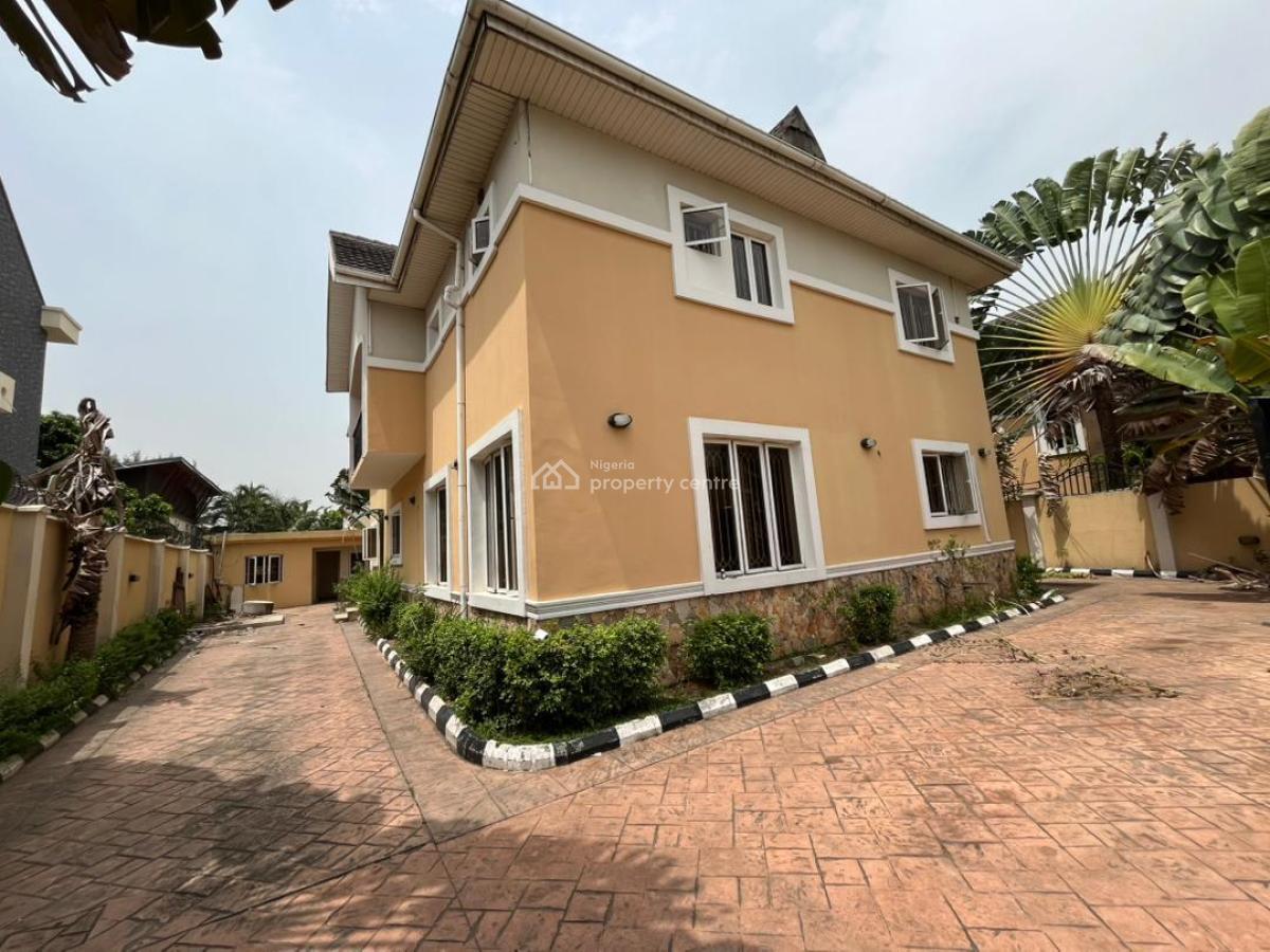 Luxury 5 Bedroom Fully Detached House with 2 Room Service Quarters, Off 1st Avenue, Banana Island, Ikoyi, Lagos, Detached Duplex for Rent