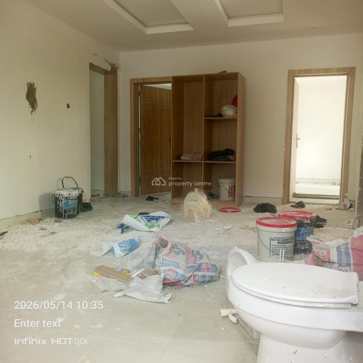 Two Bedroom Apartment Upstairs, Budu Thomas Estate, Ajiwe, Ajah, Lagos, Flat / Apartment for Rent