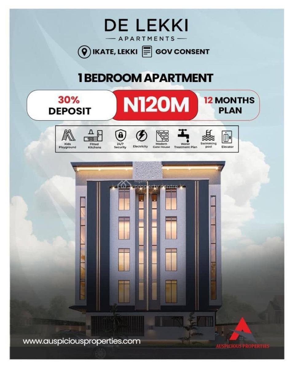 Ongoing Project of 2 Bedrooms Apartment, Ikate Elegushi, Lekki, Lagos, Flat / Apartment for Sale