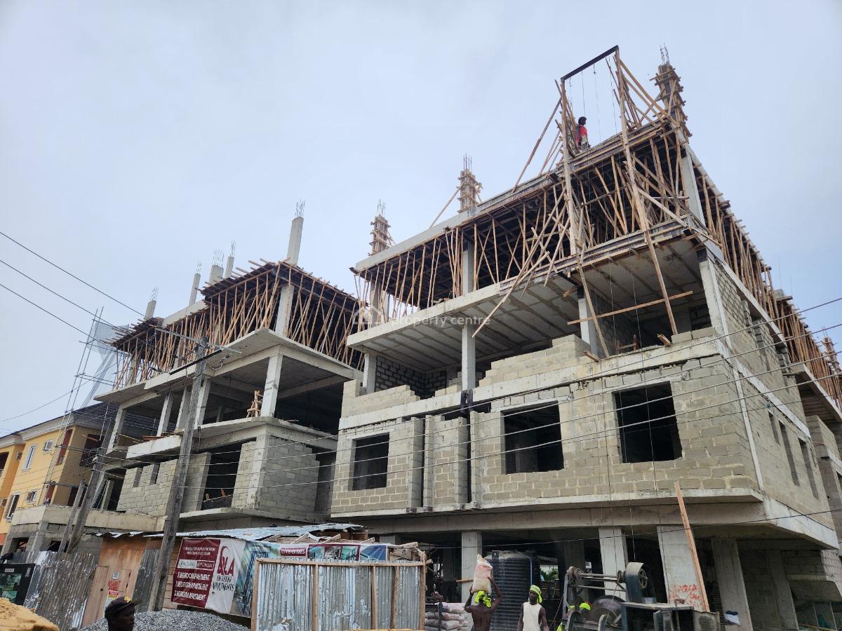 Ongoing Project of 2 Bedrooms Apartment, Ikate Elegushi, Lekki, Lagos, Flat / Apartment for Sale