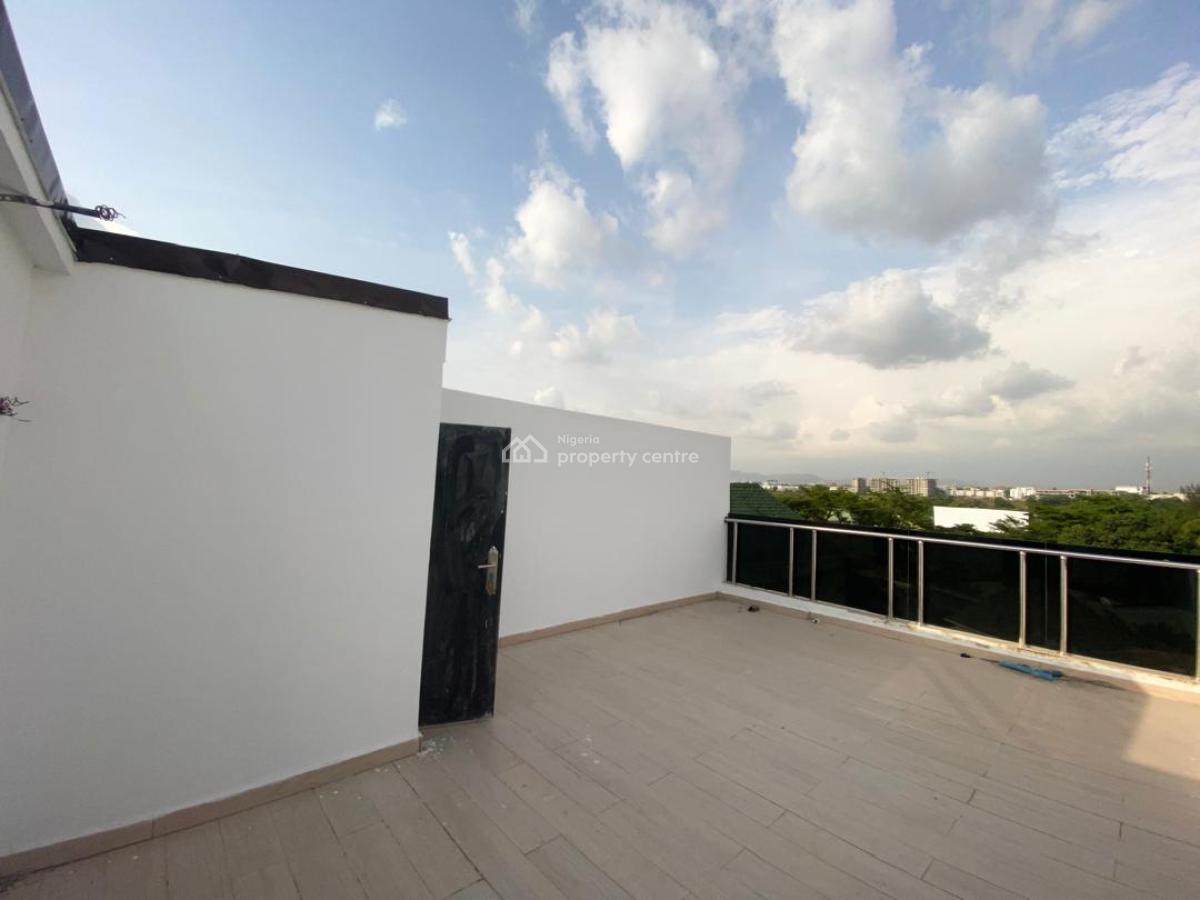 Newly-built, Serviced 4 Bedroom Terrace Duplex with Rooftop and Bq, Jabi, Abuja, Terraced Duplex for Rent