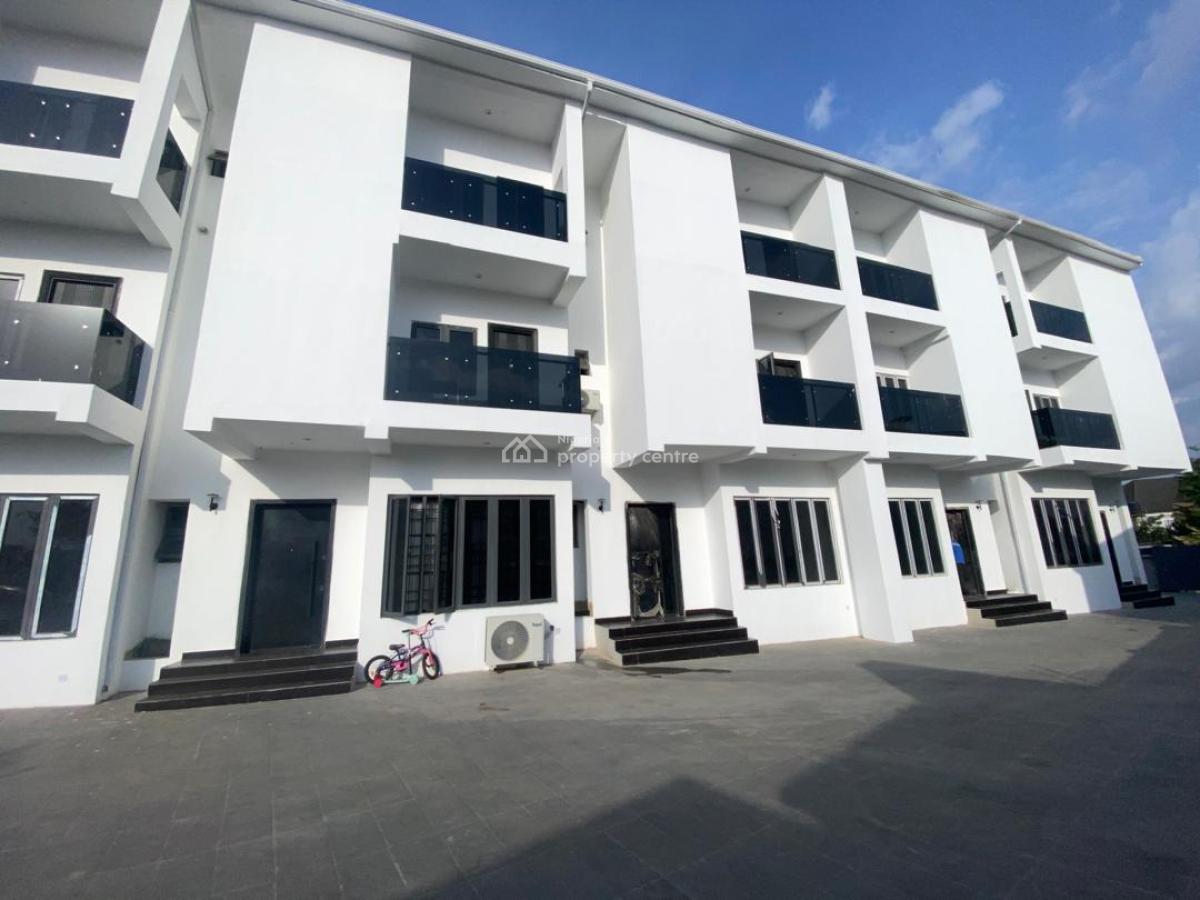 Newly-built, Serviced 4 Bedroom Terrace Duplex with Rooftop and Bq, Jabi, Abuja, Terraced Duplex for Rent