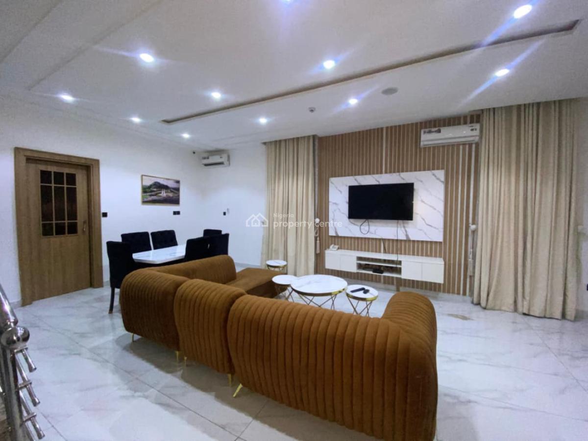 Furnished & Serviced 4-bedroom Terrace Duplex with Bq, Jabi, Abuja, Terraced Duplex for Rent
