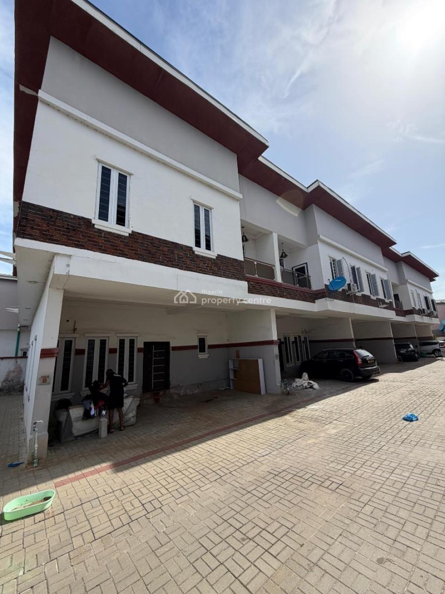 Newly Renovated 4 Bedroom Terrace Duplex with 3 Installed Ac & Inverte, Chevron Toll Gate ,orchid Road, Lekki, Lagos, Terraced Duplex for Rent