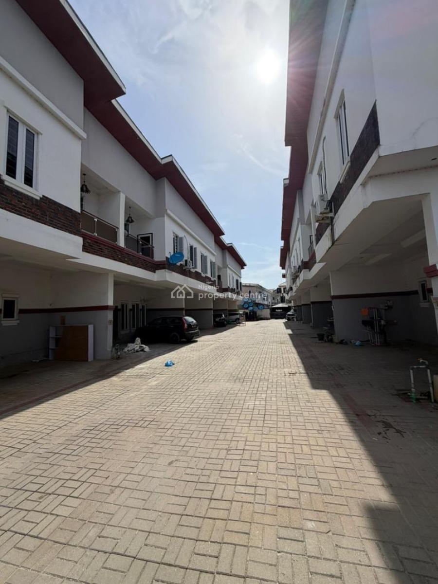 Newly Renovated 4 Bedroom Terrace Duplex with 3 Installed Ac & Inverte, Chevron Toll Gate ,orchid Road, Lekki, Lagos, Terraced Duplex for Rent