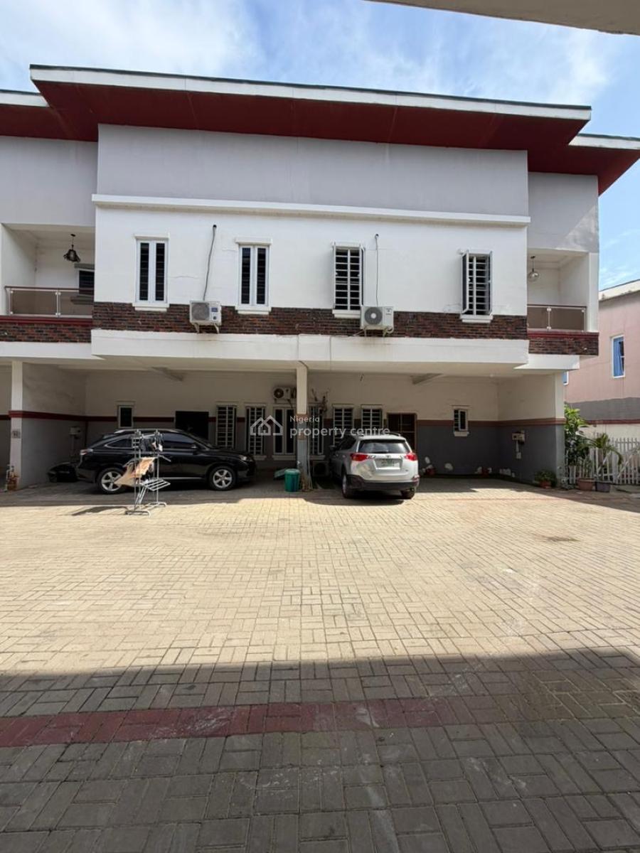 Newly Renovated 4 Bedroom Terrace Duplex with 3 Installed Ac & Inverte, Chevron Toll Gate ,orchid Road, Lekki, Lagos, Terraced Duplex for Rent
