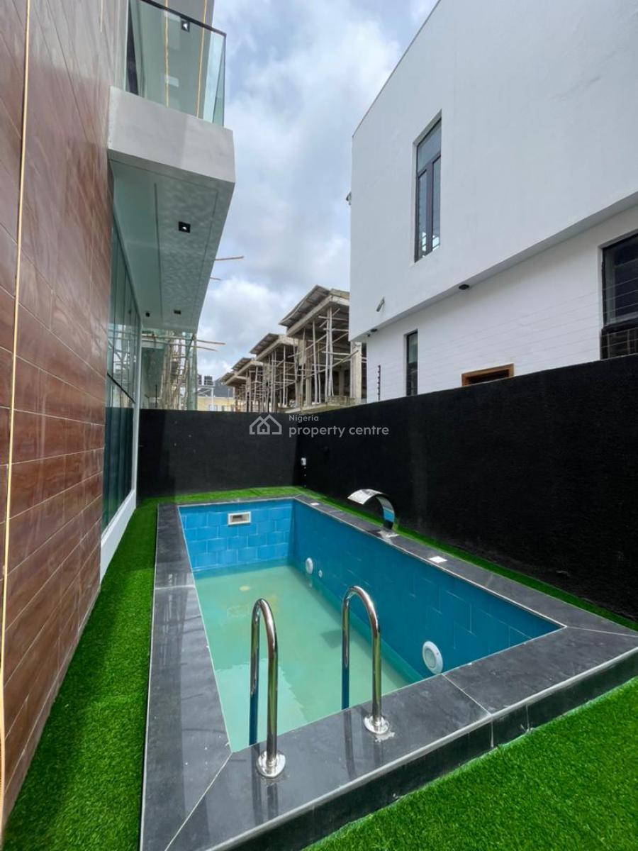 Luxury 5 Bedroom Fully Detached Duplex + Bq, Swimming Pool, Vgc, Lekki, Lagos, Detached Duplex for Sale
