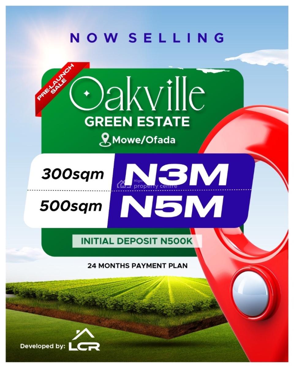 Land in Mowe Ofada Ogun State, Mowe Ofada, Mowe Ofada, Ogun, Residential Land for Sale