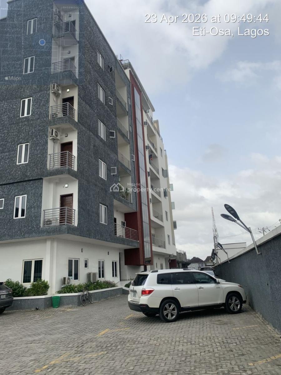 Luxury 3 Bedroom Apartment with Bq, Estate Off Pinnock Beachestate Road, Osapa, Lekki, Lagos, Flat / Apartment for Rent