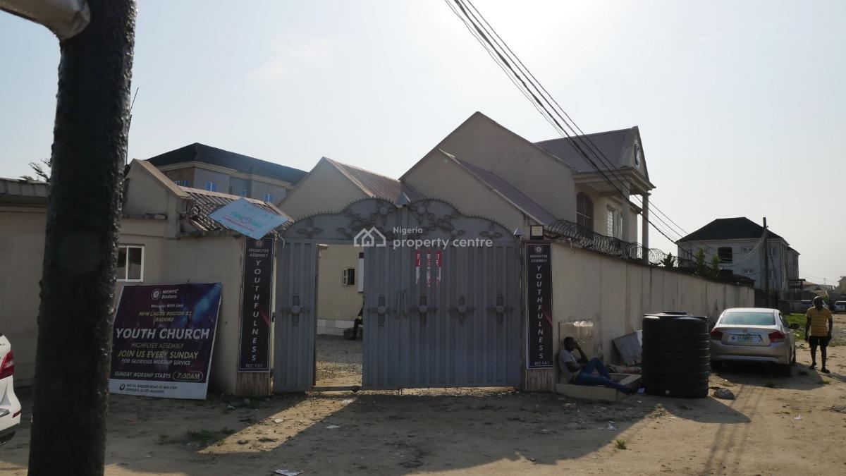 Well Positioned Fenced and Gated Demolishable Property  in a Strategic, Badore Road, Badore, Ajah, Lagos, Mixed-use Land for Sale
