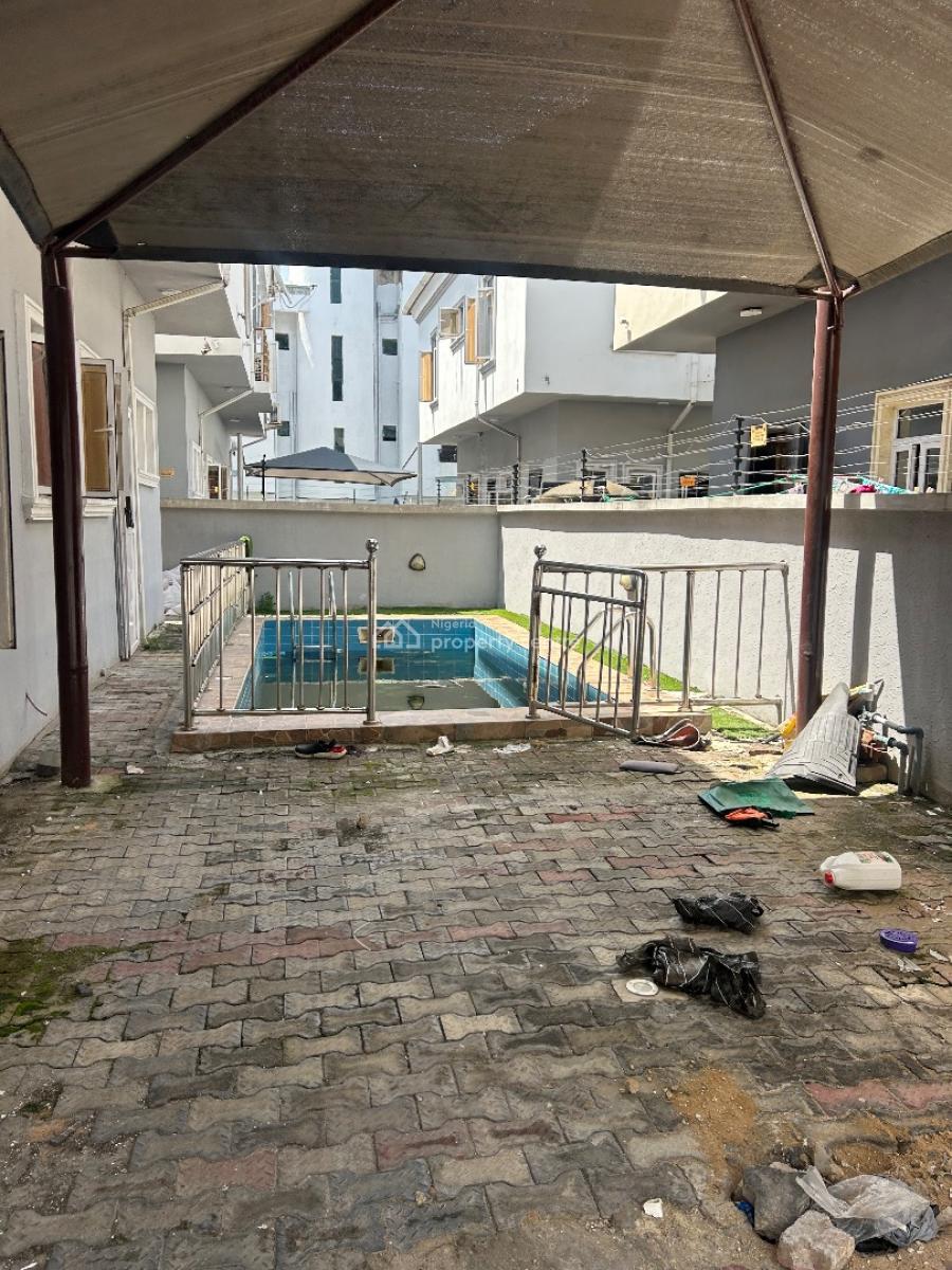 Well Maintained and Spacious 5bedroom Detached Duplex with Pool and Bq, Chevron Drive, Lekki, Lagos, Detached Duplex for Rent