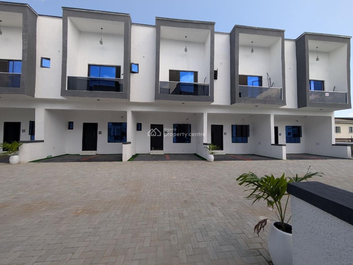 Newly Built 4 Bedroom Terrace Duplex, General Paints, Abraham Adesanya, Ajah, Lagos, Terraced Duplex for Sale
