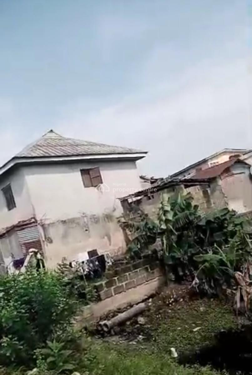 a Fenced Empty Plot of Land + Two Gates + Borehole, Ogba, Ikeja, Lagos, Land for Sale