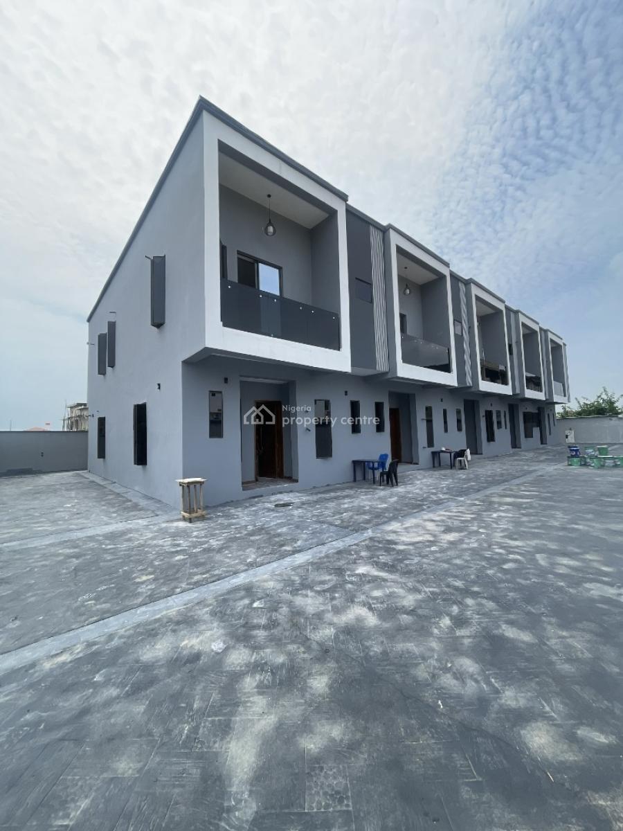 Finished 4 Bedroom Terraced Duplexes in a Spacious Communal Space, Lekki Scheme 2, Ajah, Lagos, Terraced Duplex for Sale