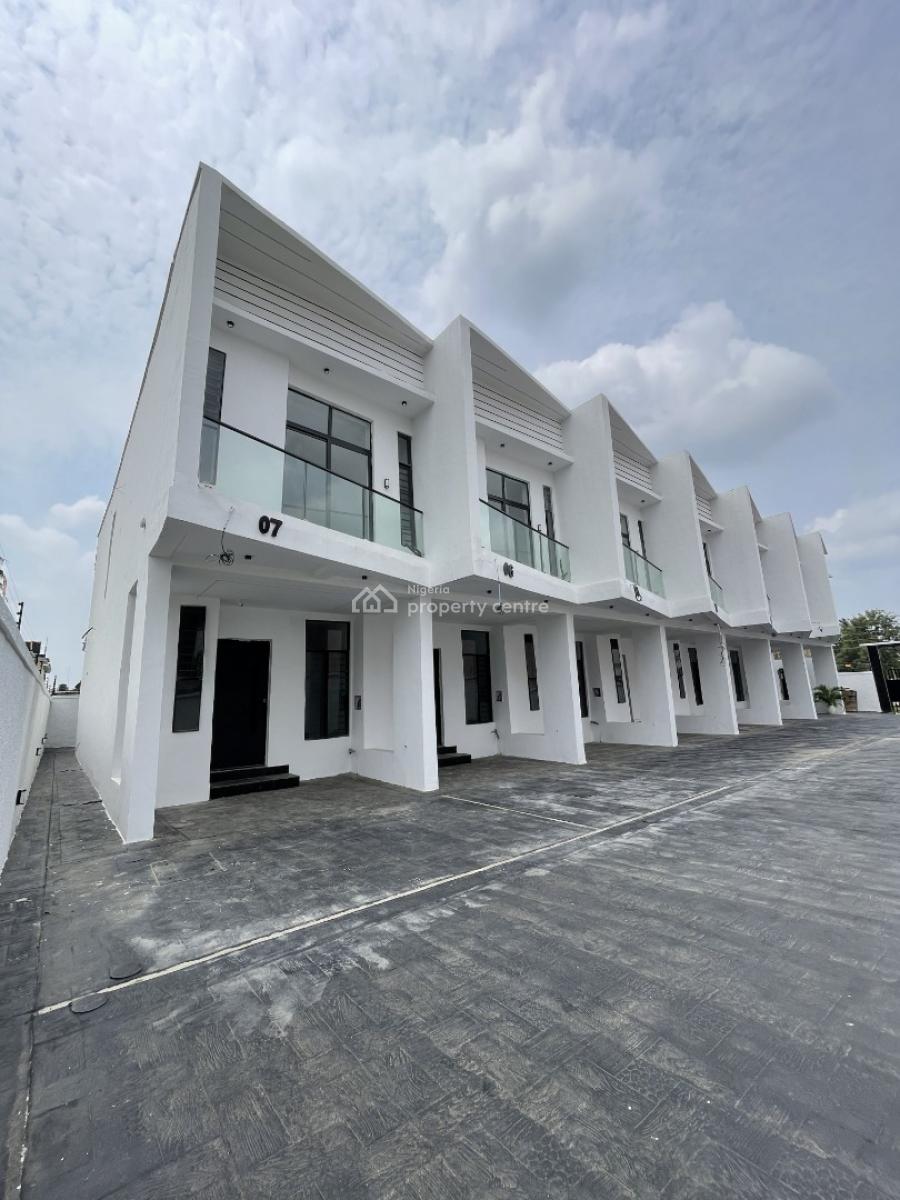 Wonderfully 2 Bedroom Terraced Duplex + Bq in a Communal Living Space, Lekki Scheme 2, Ajah, Lagos, Terraced Duplex for Sale