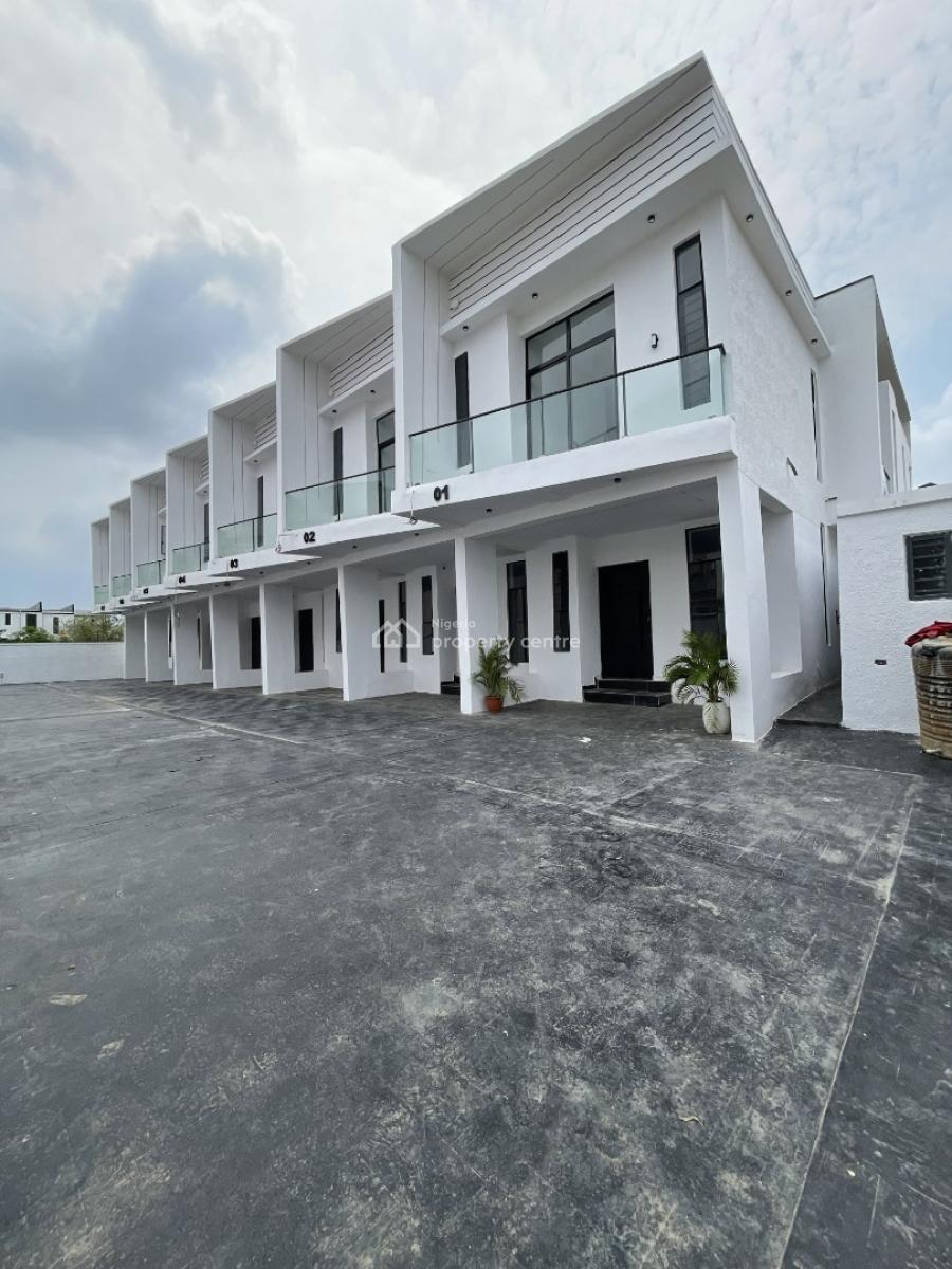 Wonderfully 2 Bedroom Terraced Duplex + Bq in a Communal Living Space, Lekki Scheme 2, Ajah, Lagos, Terraced Duplex for Sale