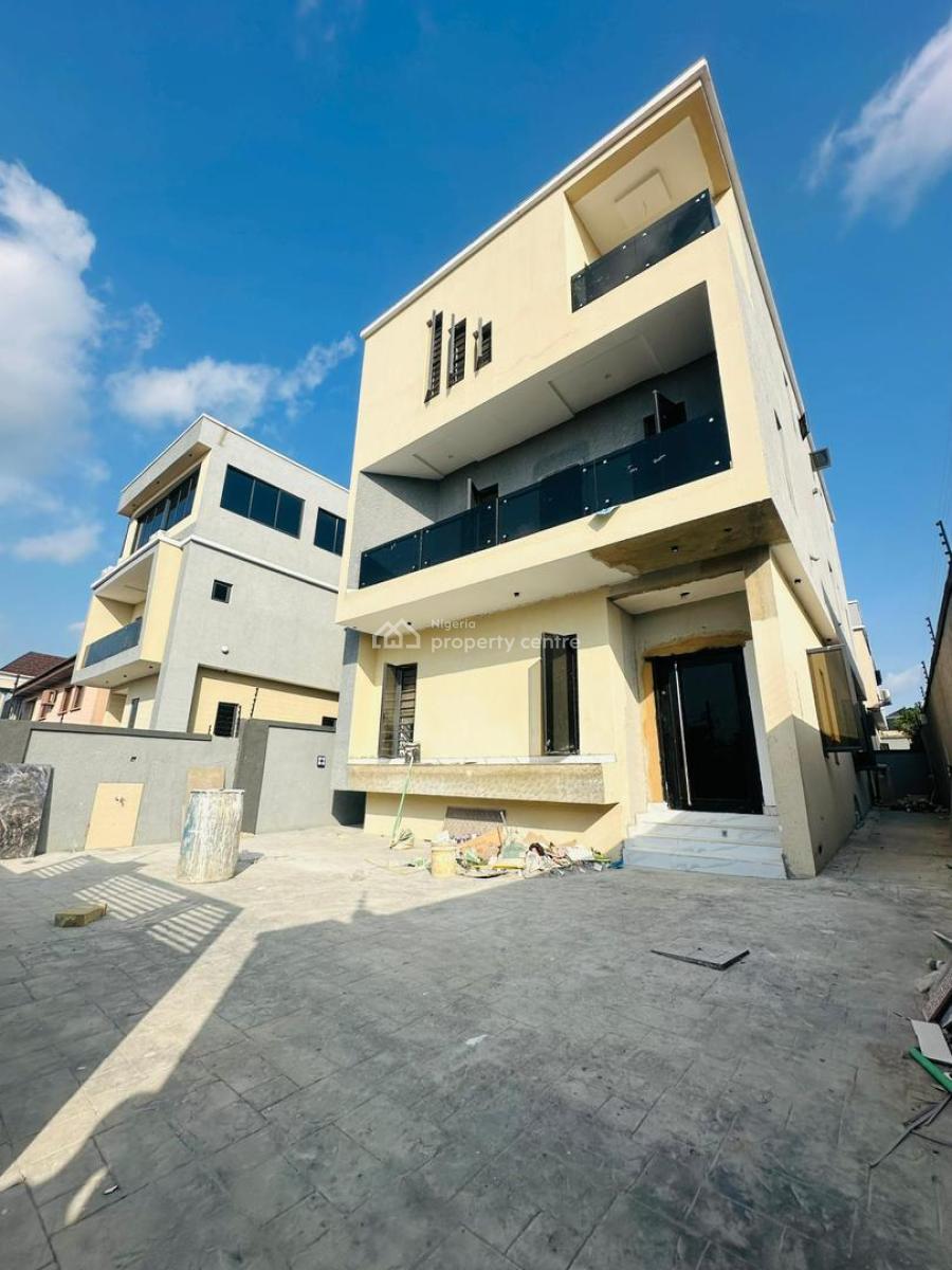 Magnificently and Superbly Built 5 Bedroom Detached Duplex with Bq, Exclusively Designed Home with Bq in a Well Secured Estate, Gra Phase 2, Magodo, Lagos, Detached Duplex for Sale