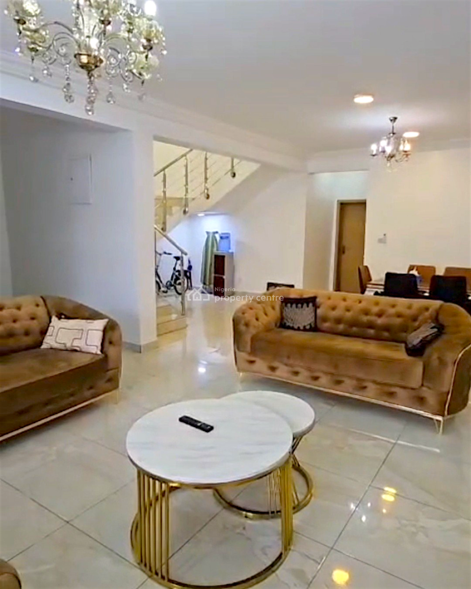 Furnished 3 Bedroom Duplex in a Gated Estate with 24hrs Power Supply, Peter Odili Road, Golf Estate, Trans Amadi, Port Harcourt, Rivers, Terraced Duplex for Rent