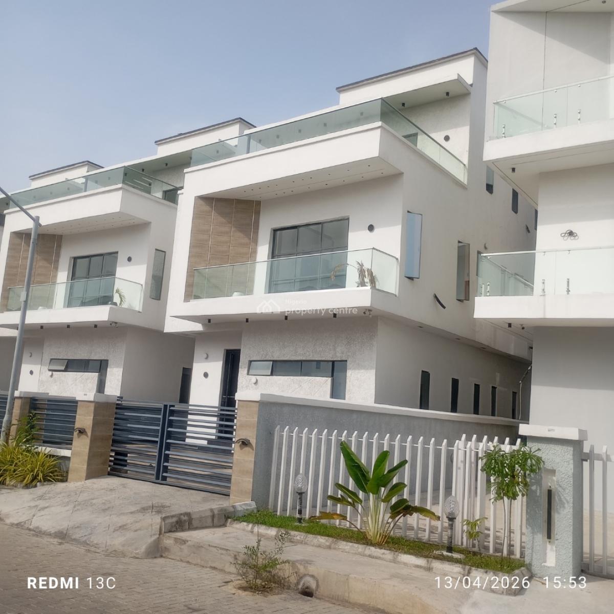 5-bedroom Luxury Mansion with Bq, Luxury Estate Besides Pinnock Beach, Osapa, Lekki, Lagos, Detached Duplex for Sale