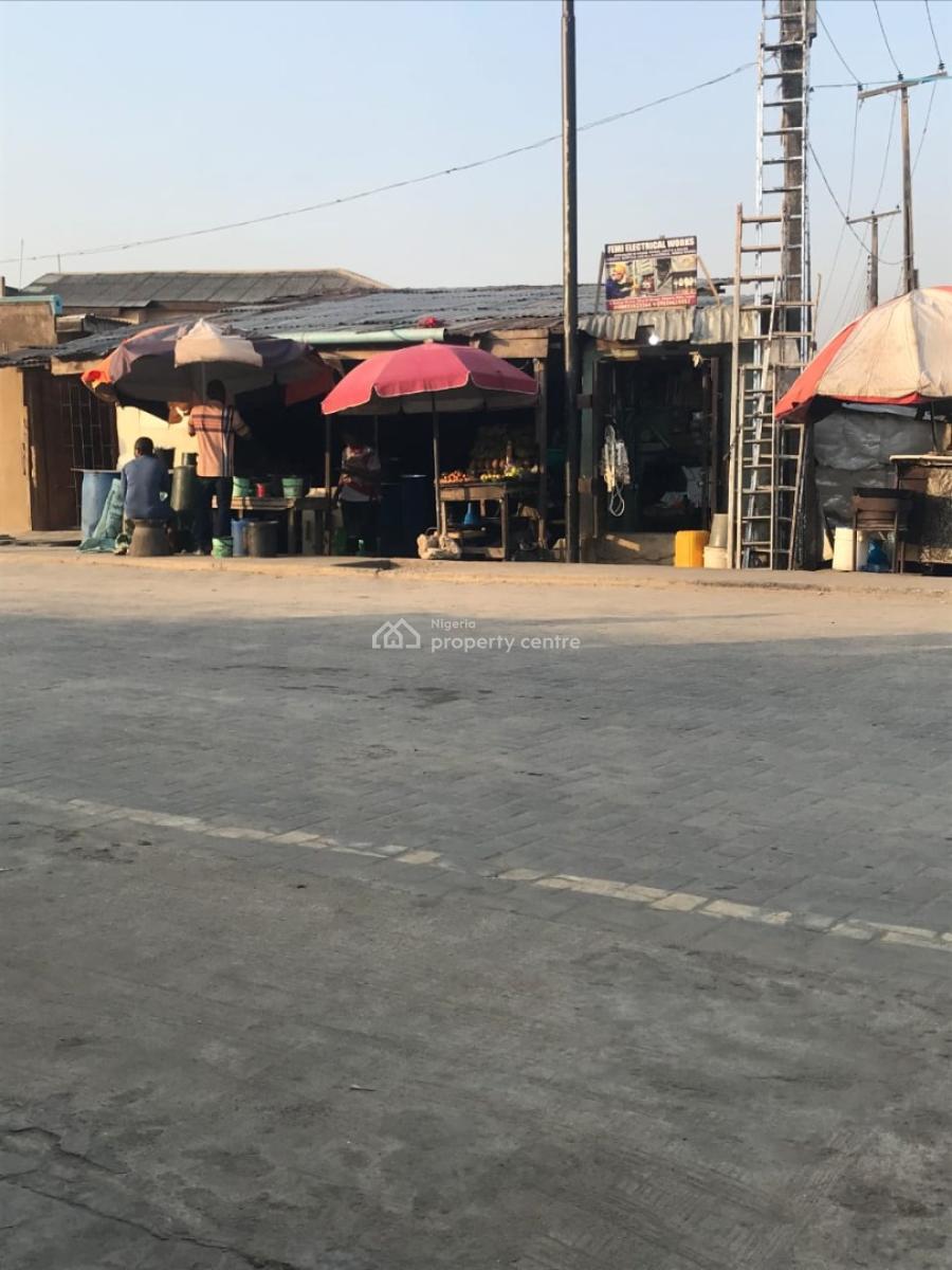 Bungalow on Half Plot of Land  Corner Piece, Alapere, Ketu, Lagos, Land for Sale