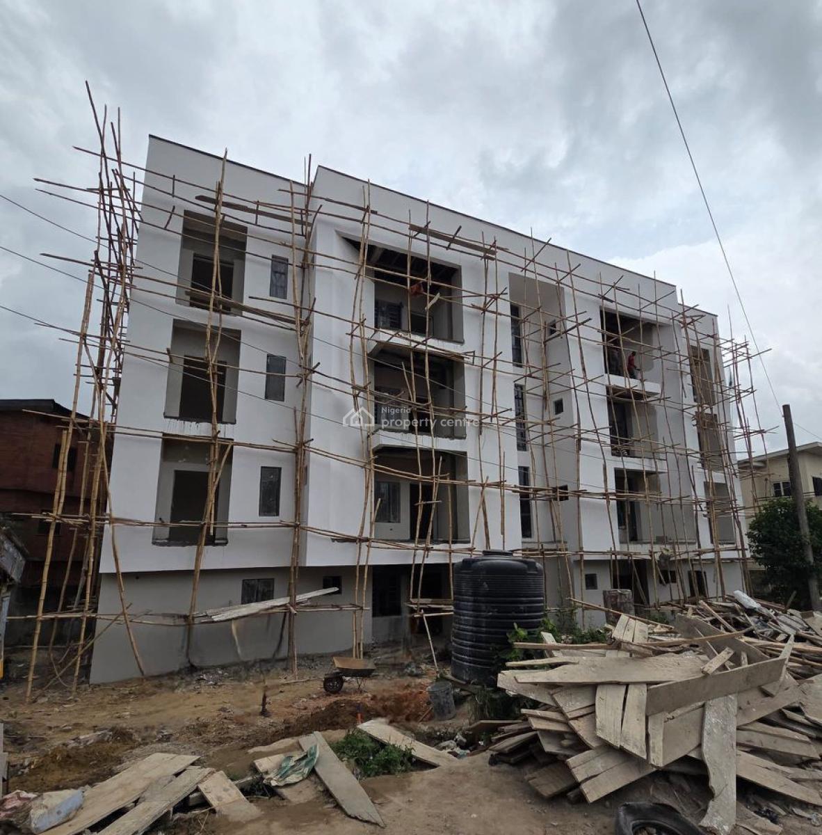Excellently Built 3 Bedroom Apartment in a Secured Estate, Close to Gbagada General Hospital, Gbagada, Lagos, Block of Flats for Sale