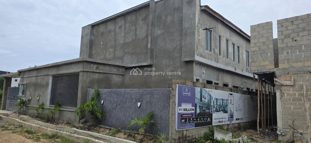 Spacious 3bedroom Terrace Duplex in Sangotedo Close to Shoprite, The New Off Plan Project in Ajayi Apata to Be Delivered in Three Month, Ajah, Lagos, Terraced Duplex for Sale