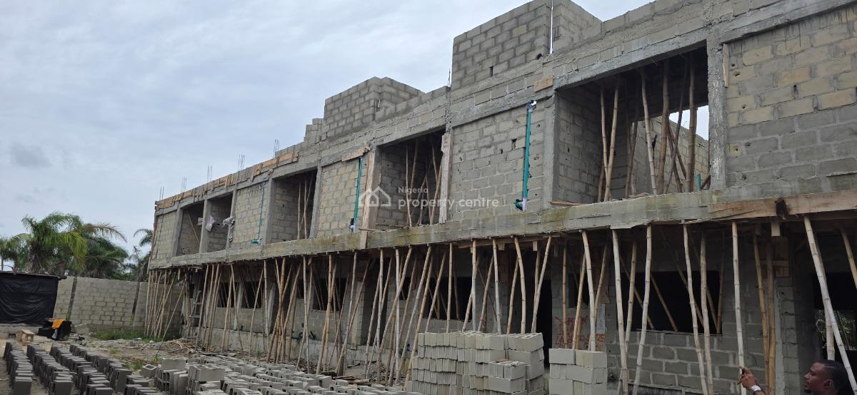 Spacious 3bedroom Terrace Duplex in Sangotedo Close to Shoprite, The New Off Plan Project in Ajayi Apata to Be Delivered in Three Month, Ajah, Lagos, Terraced Duplex for Sale