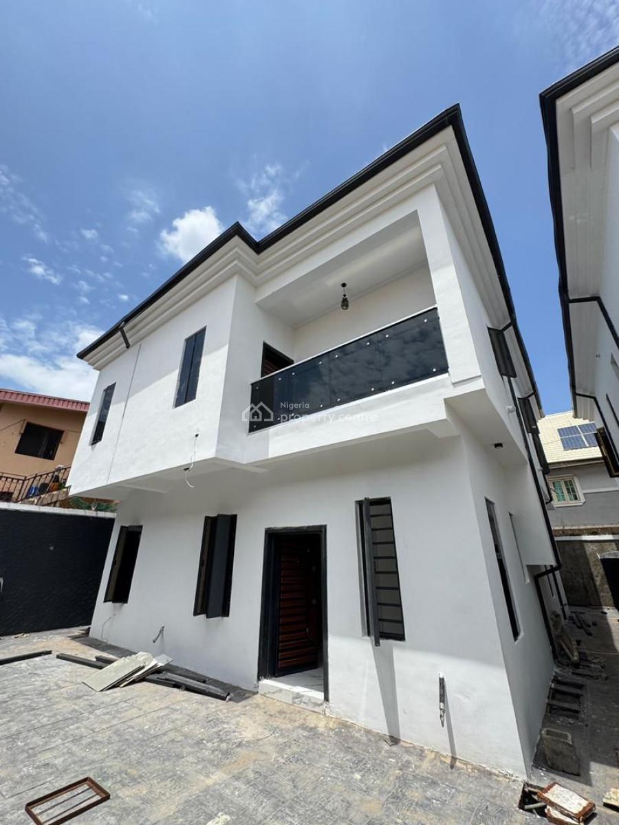 Breathtaking 4 Bedroom Fully Detached Duplex with Bq, Beautifully Designed Home with Bq in a Secured Estate, Gra Phase 2, Magodo, Lagos, Detached Duplex for Sale