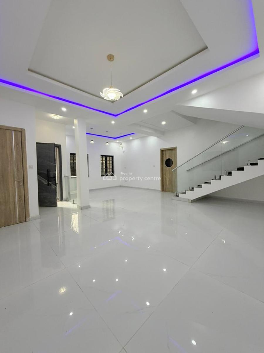 Magnificently Built 5 Bedroom Fully Detached Duplex with a Room Bq, Stunning Detailed Home with Bq, Study in an Exclusive Neighborhood, Gra Phase 2, Magodo, Lagos, Detached Duplex for Sale